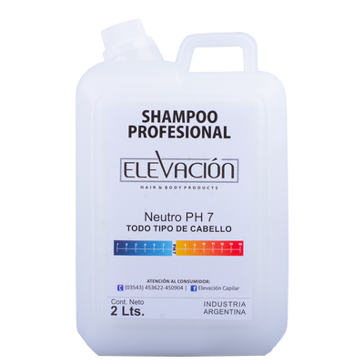 Shampoo Profesional Neutro Ph7 Elevación 2 Lt