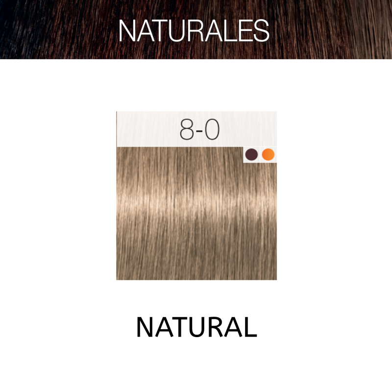 Coloracion Igora Royal 8-0 Naturales Rubio Claro Natural 60 ml