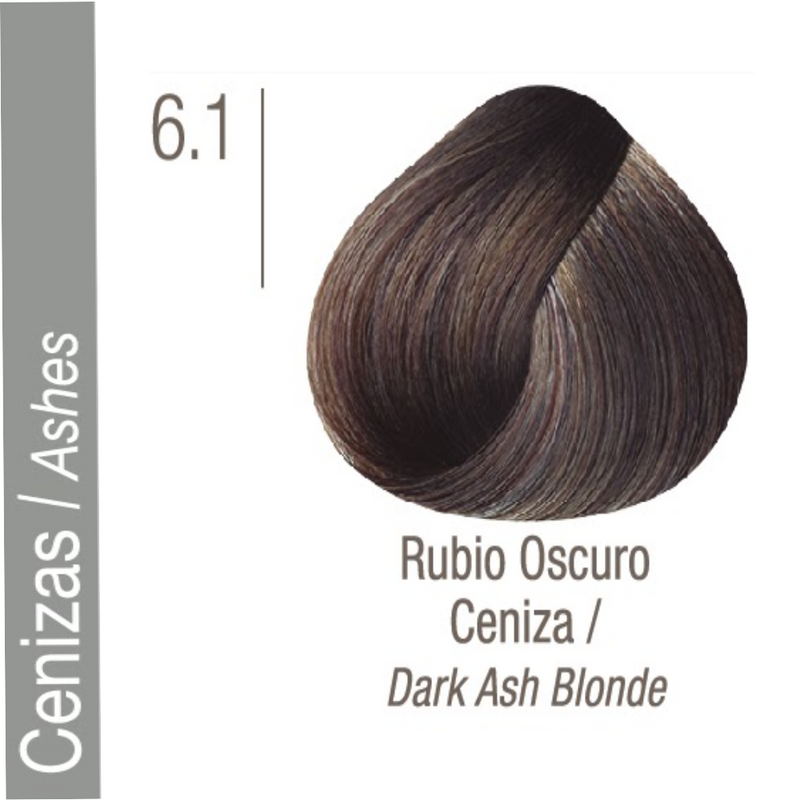 Coloracion Issue Profesional Nº 6.1 Cenizas Rubio Oscuro Ceniza 70