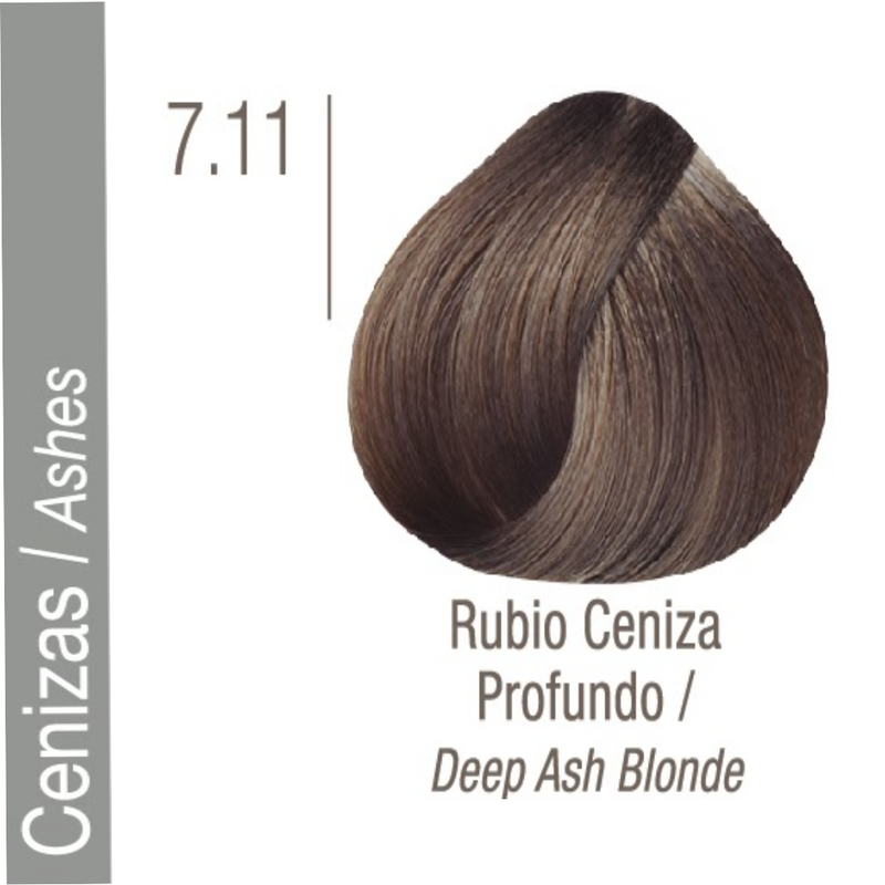 Coloracion Issue Profesional Nº 7.11 Cenizas Rubio Ceniza Profundo 70 gr