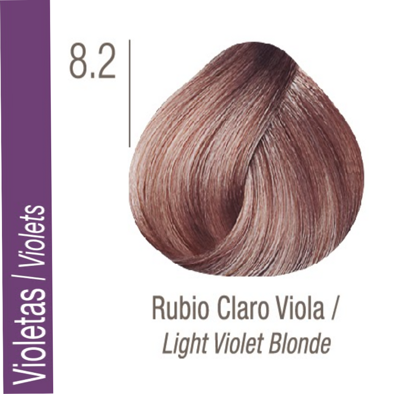 Coloracion Issue Profesional Nº 8.2 Violetas Rubio Claro Violeta 70 gr