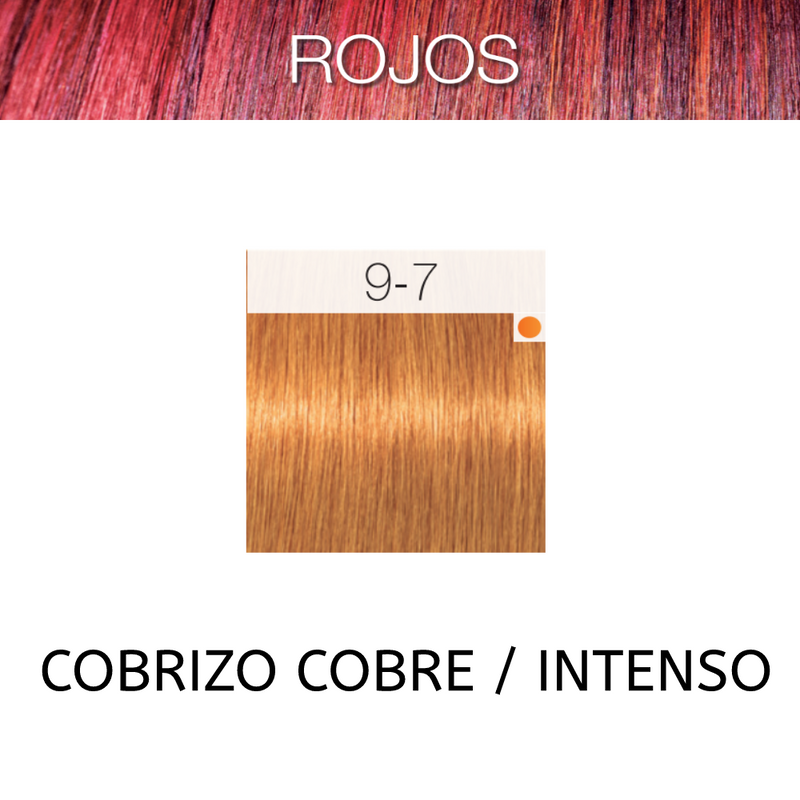Coloracion Igora Royal 9,7 Rojos Rubio Muy Claro Cobrizo 60 ml