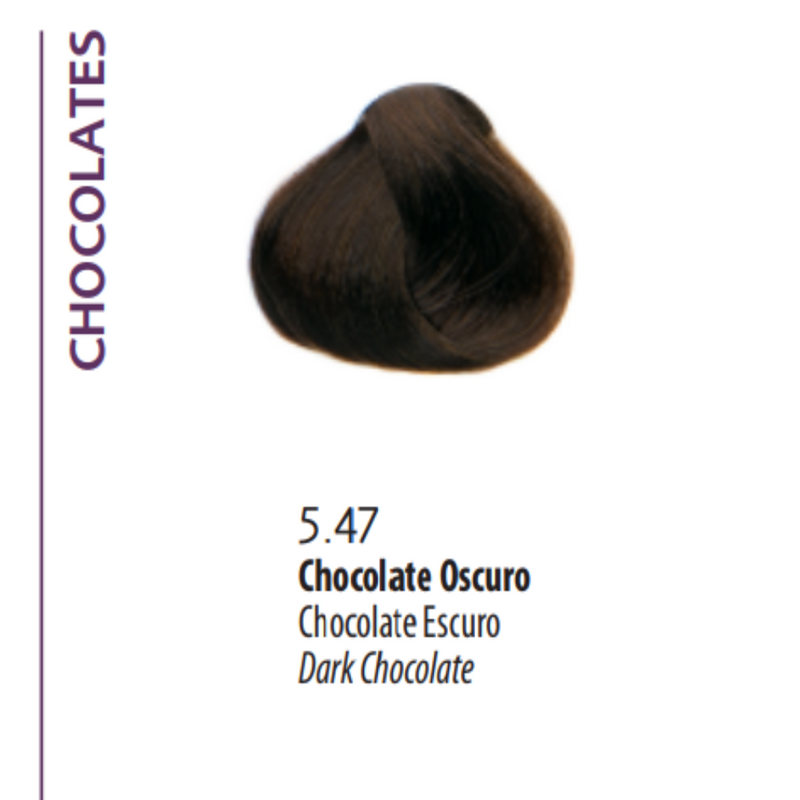 Coloracion Jalea Bonmetique 5.47 Chocolate Oscuro x 50 ml.