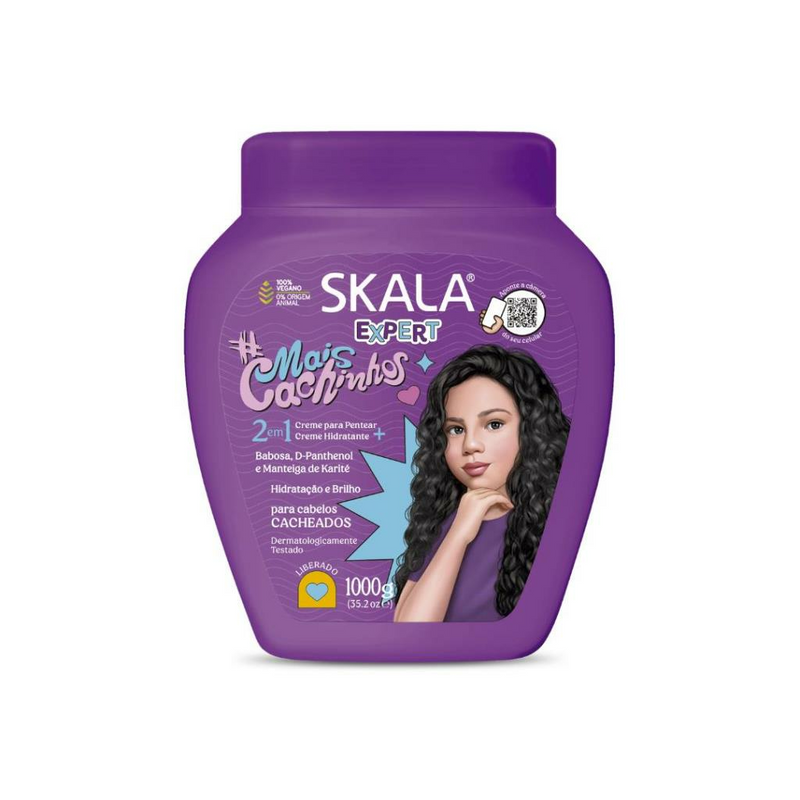 Skala Máscara Baño De Crema Mais Cachinhos Kids X 1kg