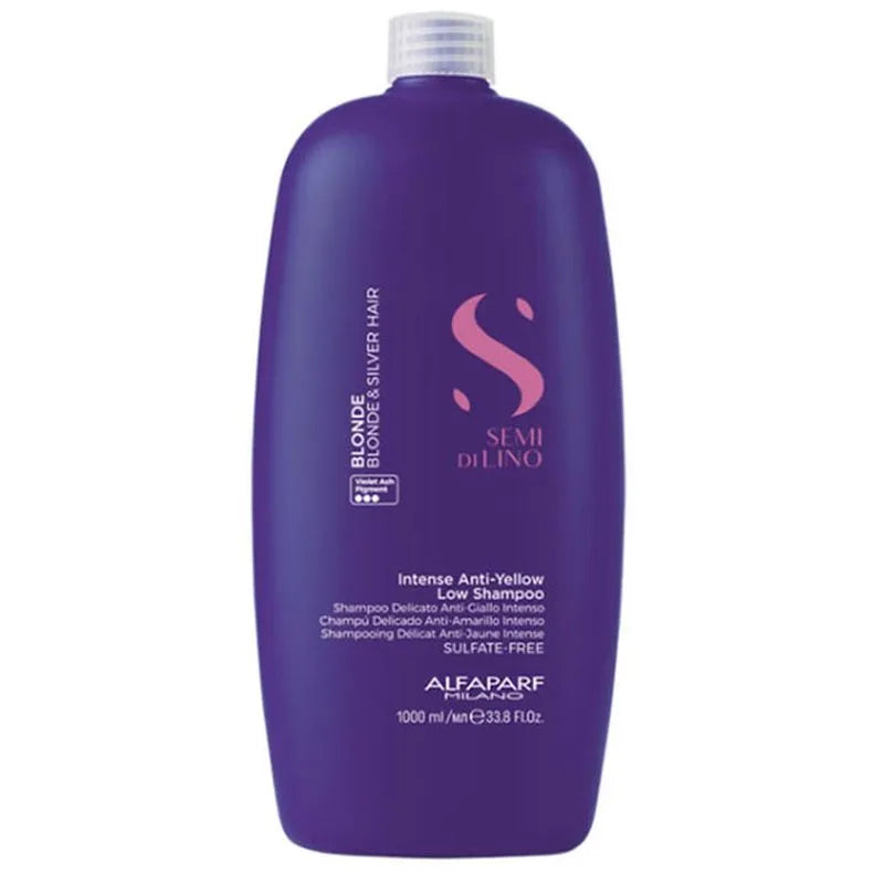 Shampoo Matizador Anti-Yellow  Semi Di Lino Alfaparf x 1L