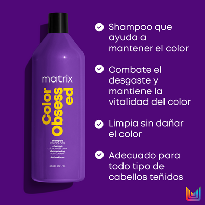 Shampoo Color Obsessed 1 Lt.  Matrix Total Results
