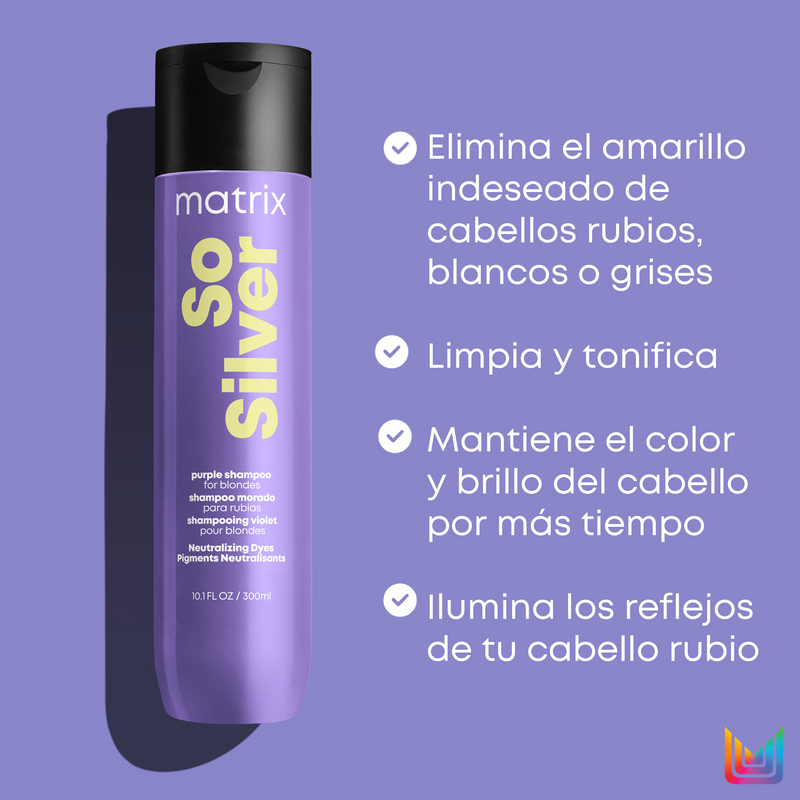 Shampoo So Silver 300ml Matrix Total Results