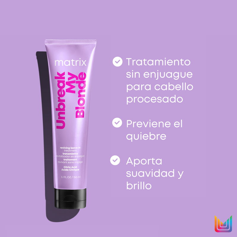 Leave In Unbreak My Blonde 150ml Matrix Total Results