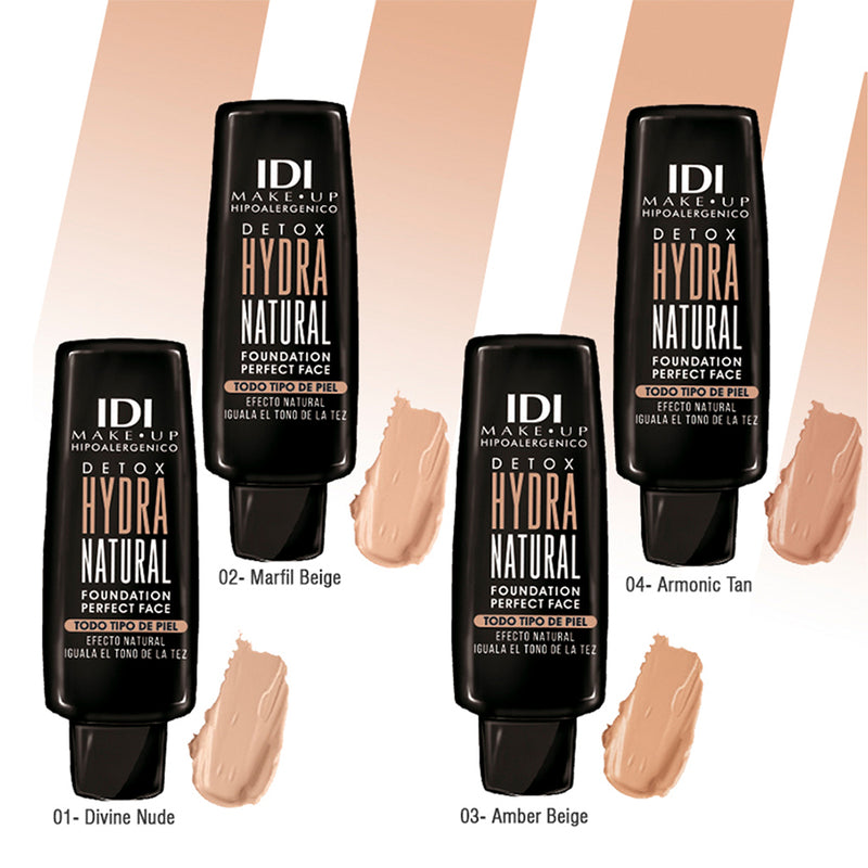 Base de Maquillaje Hydra Detox Marfil Beige/02 Idi Makeup