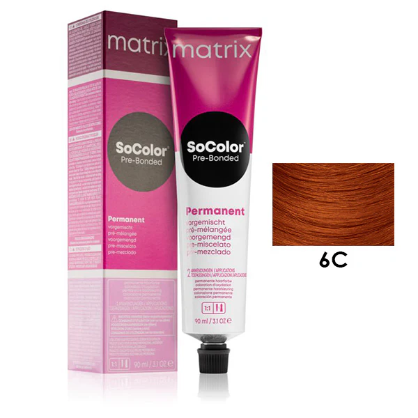 Coloración SoColor 6C/6.4 Matrix 90ml