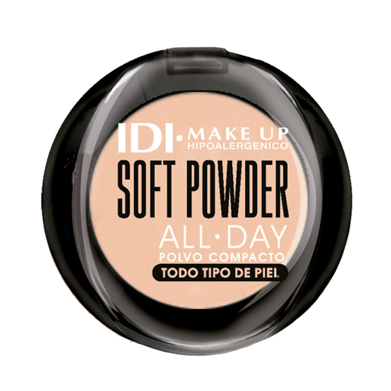 Polvo Compacto Soft Powder Porcelain Beige/01 Idi Makeup