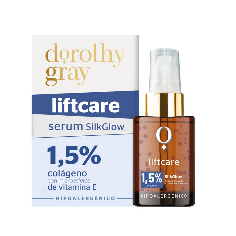 Serum Silk Glow Colágeno con Microesferas de  Vitamina E  Dorothy Gray