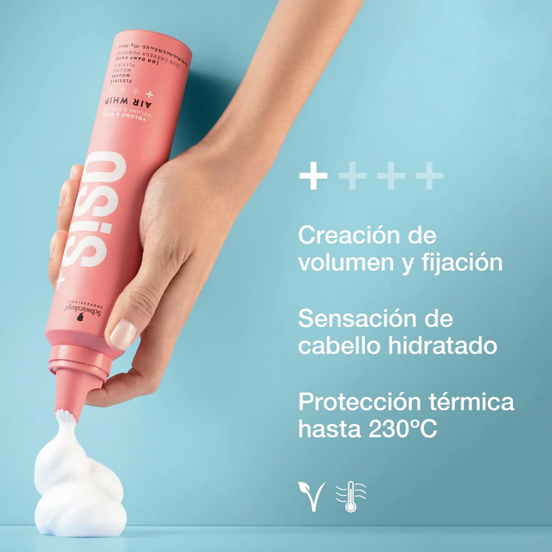 Osis+ Air Whip Espuma Flexible Schwarzkopf x 200 ml.