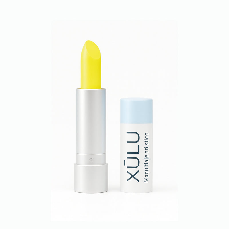 Maquillaje Artístico Estuche Labial Amarillo Flúo