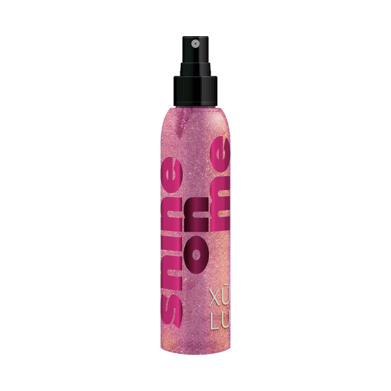 Spray con Brillo Corporal Shimmer Pink–Gold Xulu 100ml