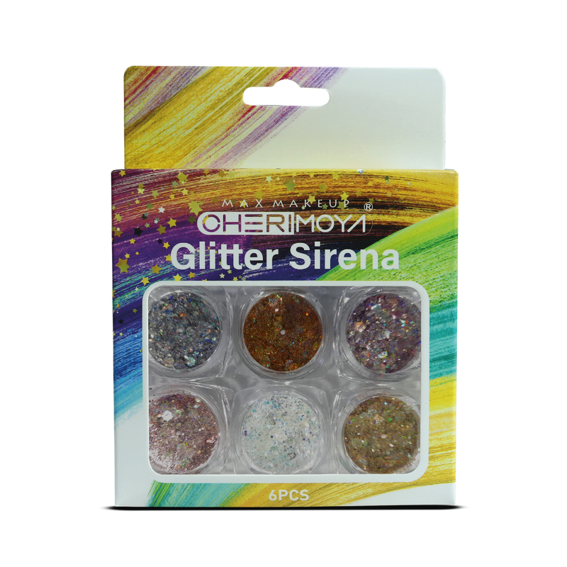 Glitter Sirena x 6u -12 Cherimoya