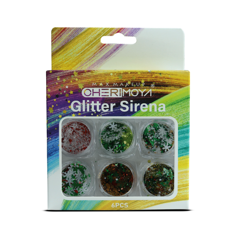 Glitter Sirena x 6u -02 Cherimoya