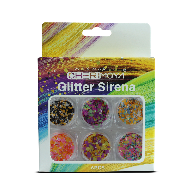 Glitter Sirena x 6u -44 Cherimoya