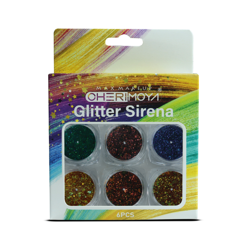 Glitter Sirena x 6u -08 Cherimoya