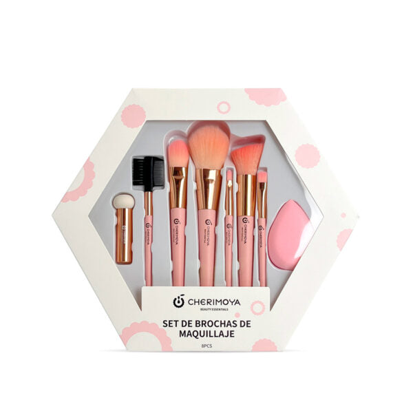 Set de brochas de Maquillaje 8 unidades