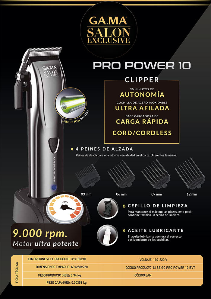 Maquina de Corte Ga.ma Pro Power 10