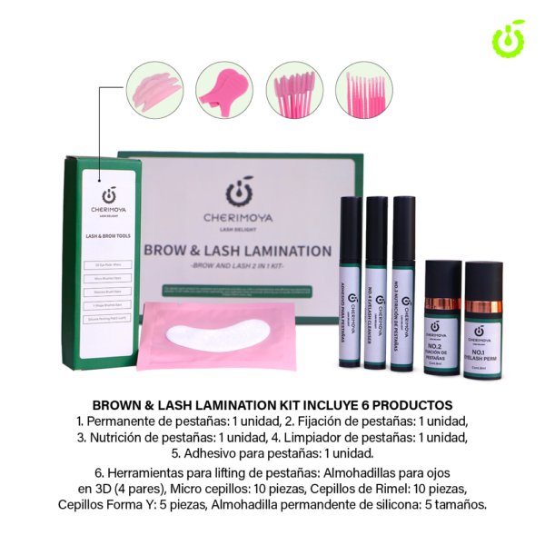 Kit Brow & Lash laminación Cherimoya