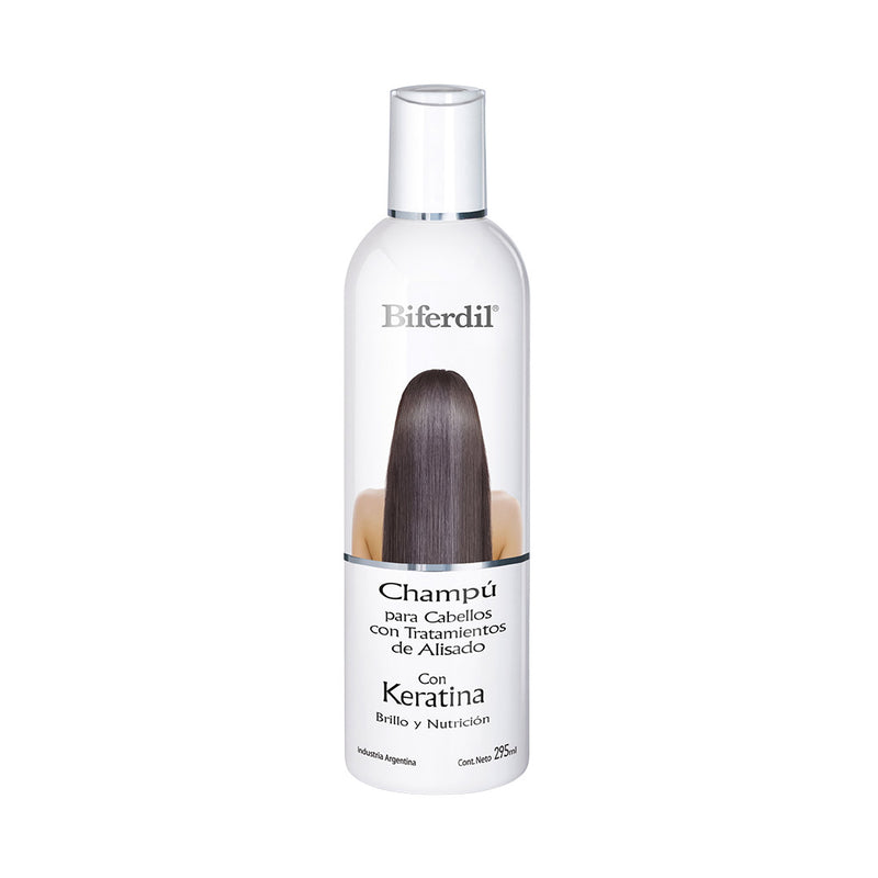 Shampoo Para Cabello Con Alisado Biferdil  400 ml.