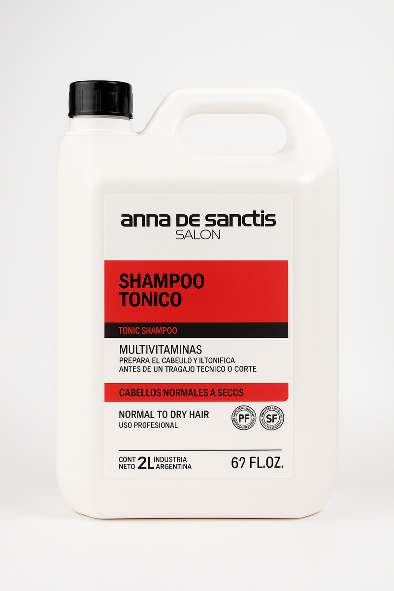 Shampoo Multivitaminas Tónico 2 Litros Anna de Sanctis