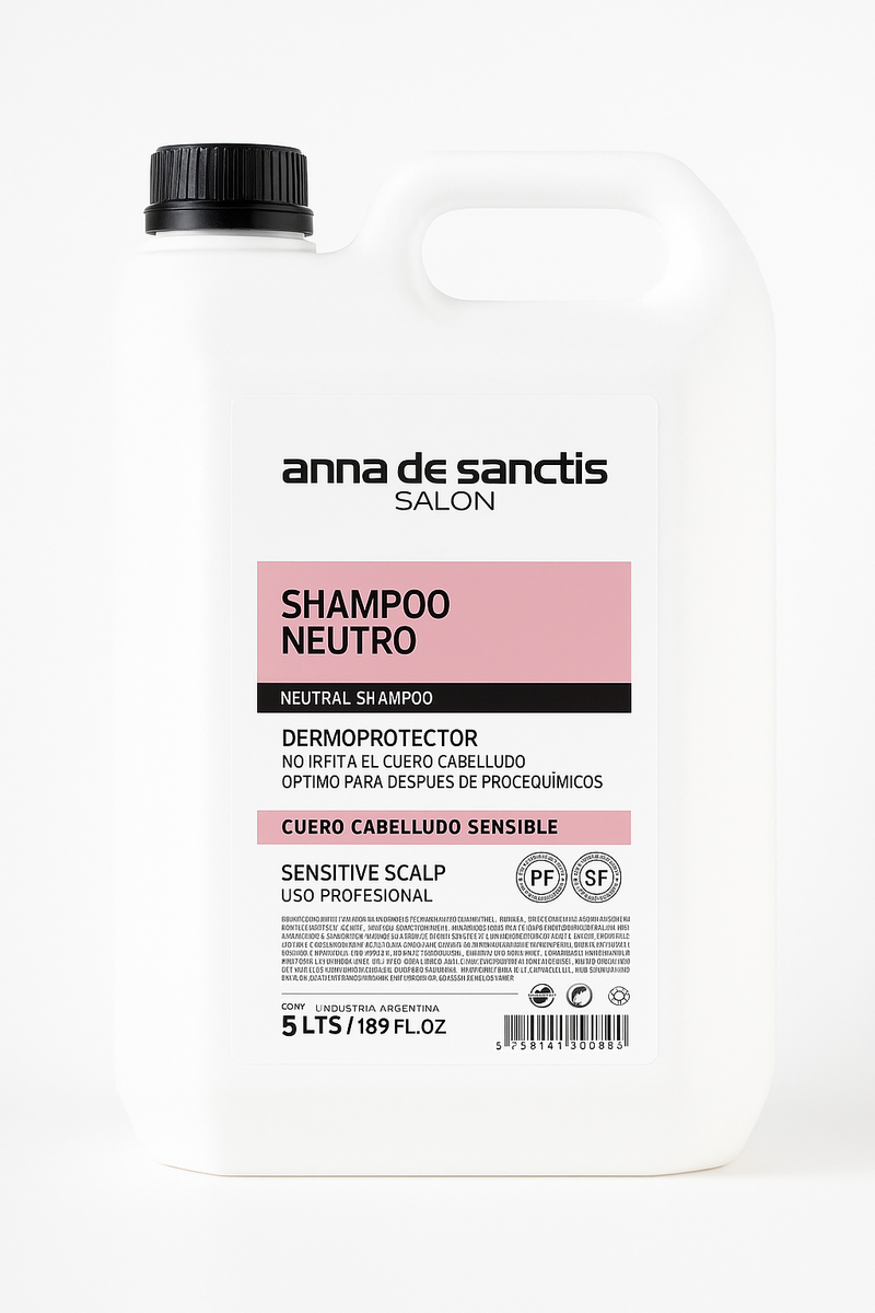 Shampoo Neutro Olio Anna De Sanctis Por 5 Litros