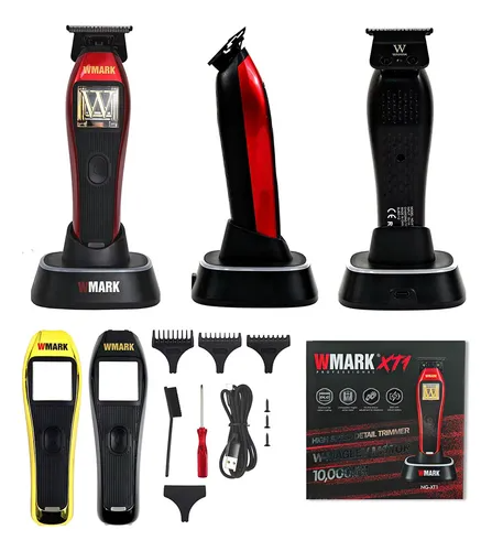 Patillera Wmark Ng-xt1 Motor Vectorial Magnético 10000rpm Color Rojo