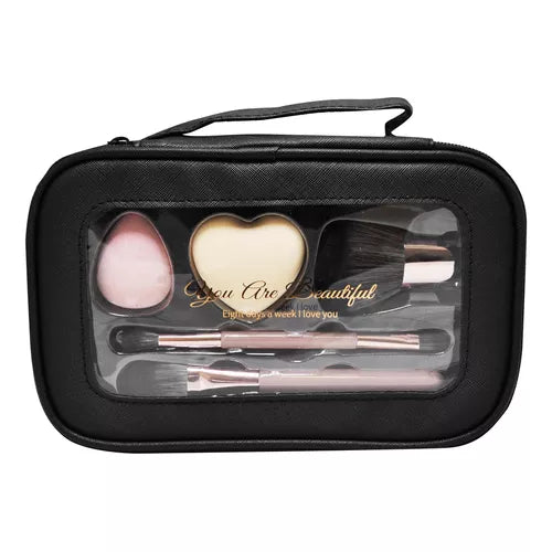 Set De Maquillaje Black x 5 Accesorios Jessamy