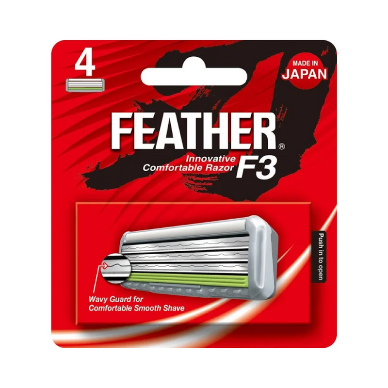 Repuesto Geo Feather Razor F3 x 4 unidades