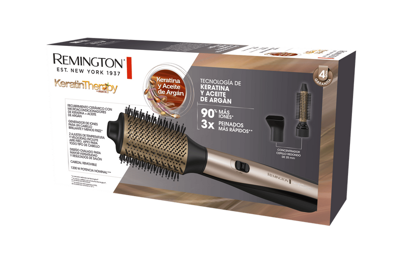 Cepillo Y Multiestilizador Remington Keratin Therapy As8821