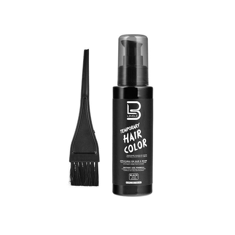 Tinte Para Barba Temporary Hair Black X125 ml