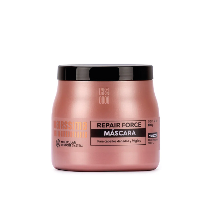 Máscara Repair Force  Hairssime 800 g