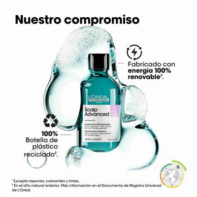 Shampoo Scalp Advanced Anti-Discomfort  Loreal x 300mL
