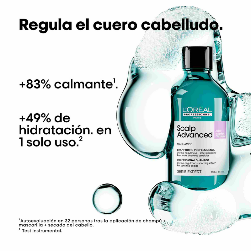 Shampoo Scalp Advanced Anti-Discomfort  Loreal x 300mL