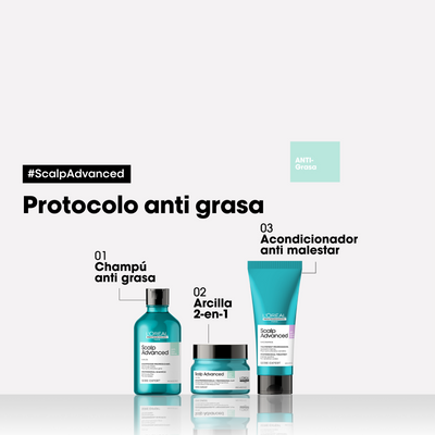 Mascarilla Scalp Advanced: Arcilla purificadora 2 en 1 Loreal