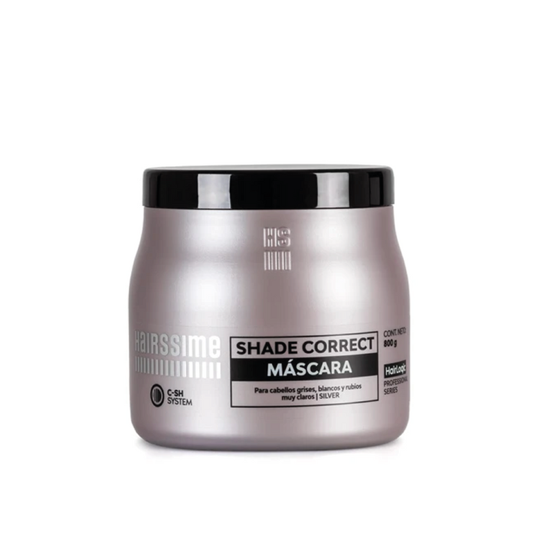 Máscara Silver Shade Correct  Hairssime 800 g