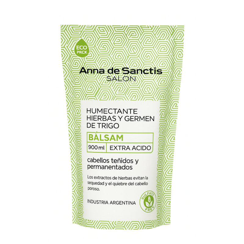 Balsamo Humectante Extra Acido Anna De Sanctis Sachet 900ml.