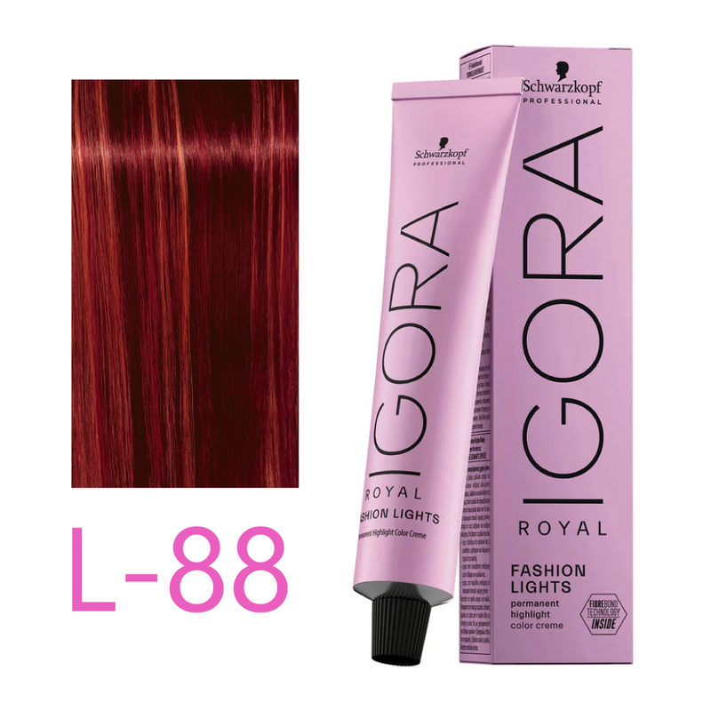 Igora Royal Fashion Lights L-88 Rojo Intenso 60 ml