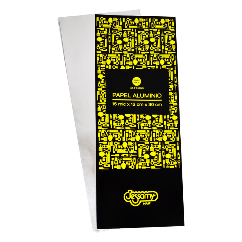 Hojas de Papel Aluminio 30 cm x 12 cm (45 unidades) Jessamy