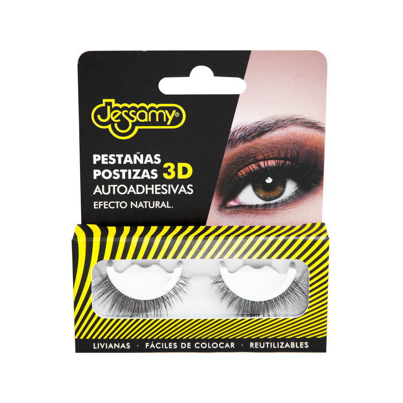 Pestañas Postizas 3D Autoadhesivas D22 Jessamy