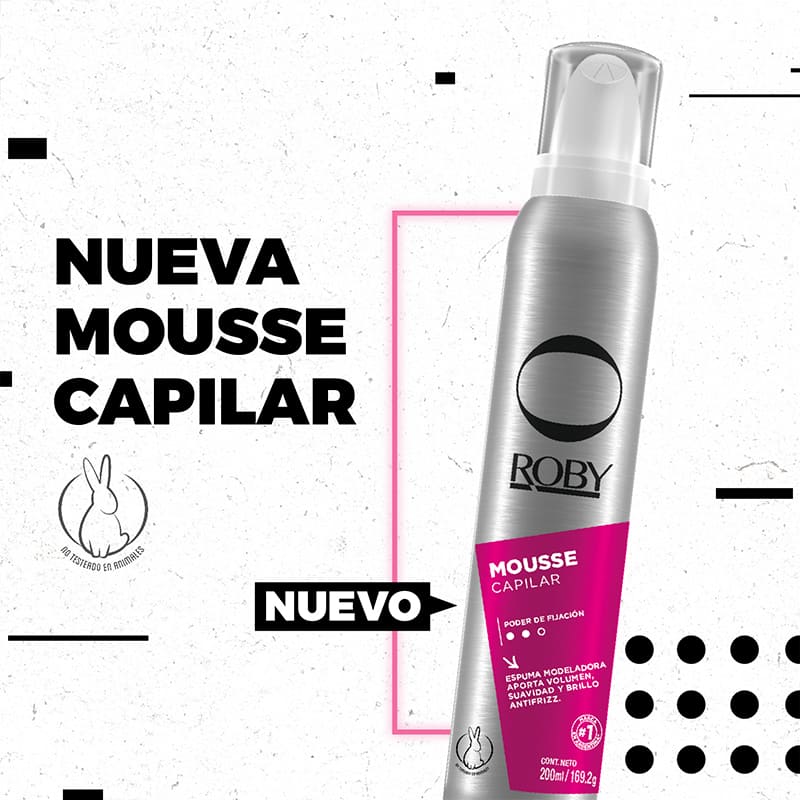 Mousse Capilar Roby 190ml