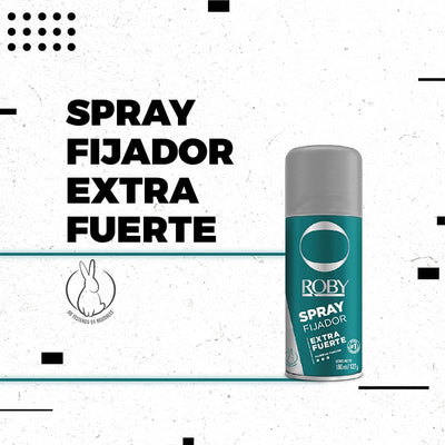 Spray Fijador Extra Fuerte Roby 180ml