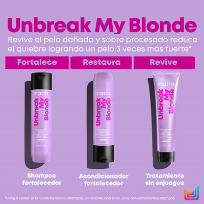 Shampoo Unbreak My Blonde 300ml Matrix Total Results