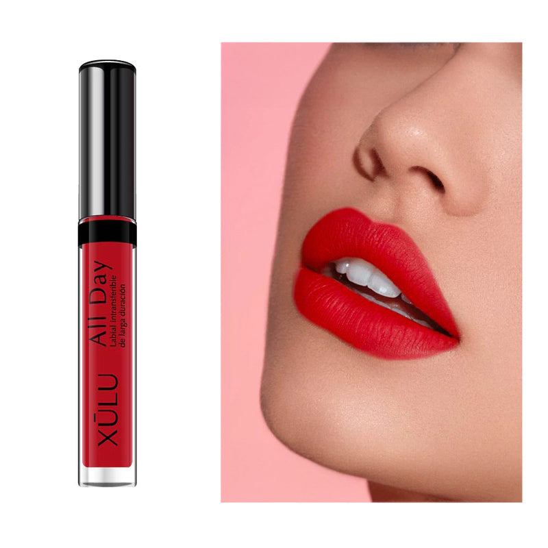 Labial All Day Larga Duración Rojo Xulu