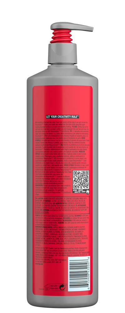 Shampoo Resurrection Tigi 970ml