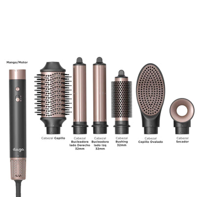 Cepillo voluminizador Duga Brush Ionic x 6 Cabezales