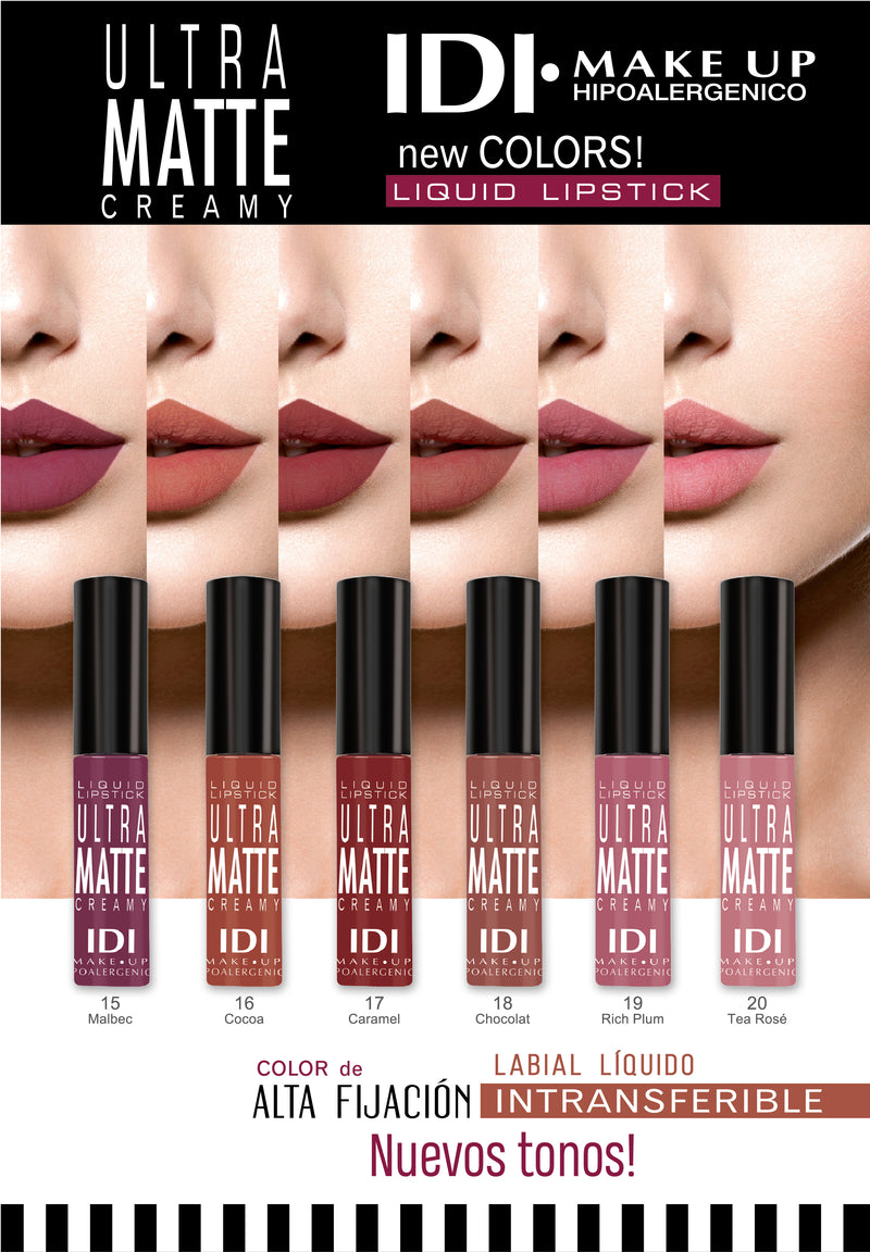 Labial Ultra Matte Malbec/15 Idi Makeup